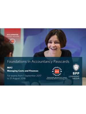 cover image of FIA Managing Costs and Finances MA2: Passcards